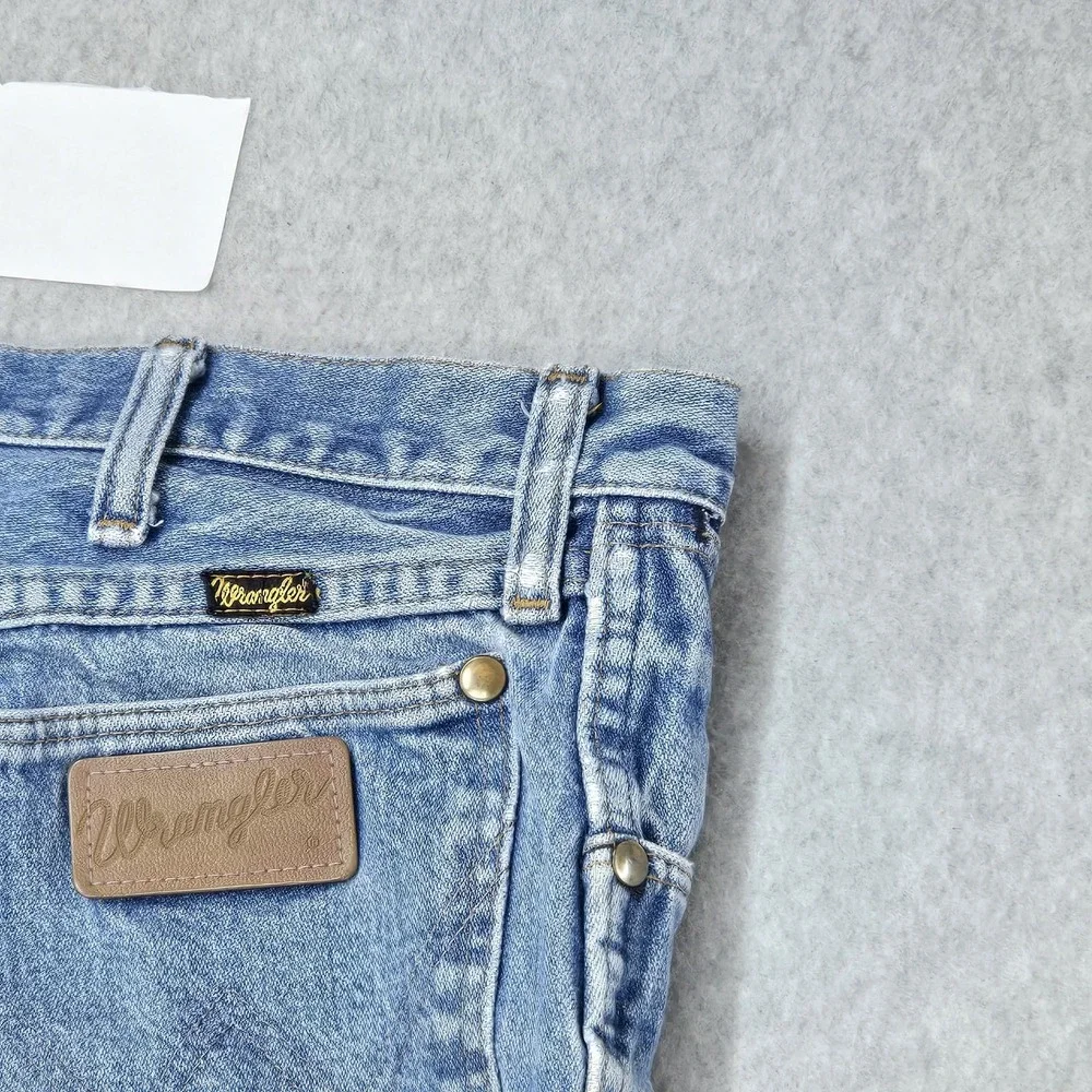 VINTAGE Wrangler Men Jeans 30x34 Blue USA 90s Denim 32